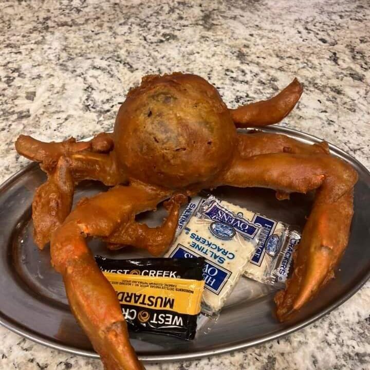 Stuffed Fried Hard Crab